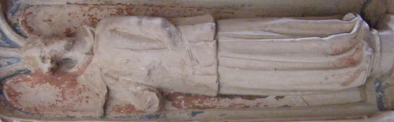 Ingham - Holy Trinity Roger de Bois 1300 and wife Margaret 1315 effigy 1380